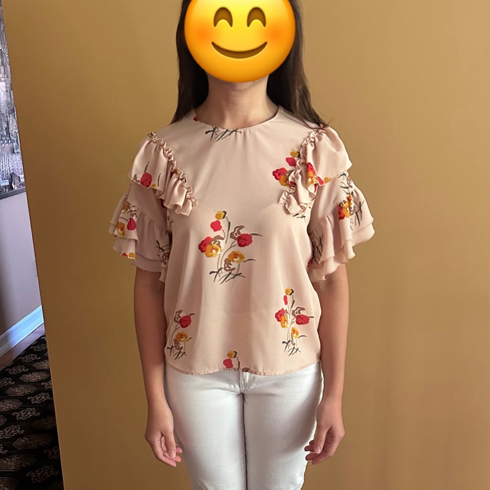 Zara Floral Top